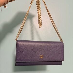 💎 Authentic MCM Liz Continental Wallet – Navy Blue (MYL 5SVC11 C0001)